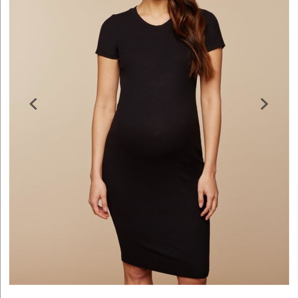 Black Motherhood stretch Dress